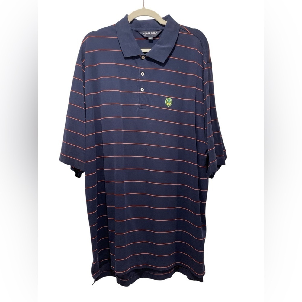Polo by Ralph Lauren Navy Polo with Red Stripes